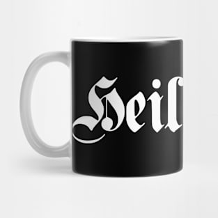 Heilbronn written with gothic font Mug